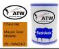 Preview: Chevrolet, Mayan Gold Metallic, 89 / WA424G: 500ml Lackdose, von ATW Autoteile West.